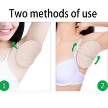 Miếng lót thấm mồ hôi vùng nách dạng tổ ong mềm mại, thân thiện với da, thoáng khí, nhanh khô, có thể giặt được, vô hình, thấm hút mồ hôi vùng vai. - Một kích thước - Xem 3