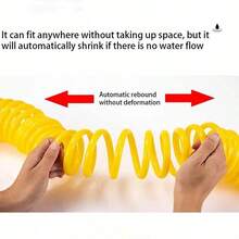 Vòi tưới vườn áp lực cao, vòi mềm, súng phun nước, vòi rửa xe, vòi cuộn, dụng cụ làm vườn, sân vườn, ống tưới mềm và có thể mở rộng, vòi tưới vườn thần kỳ kèm súng phun, áp lực cao, dụng cụ vệ sinh xe hơi - B - Xem 4