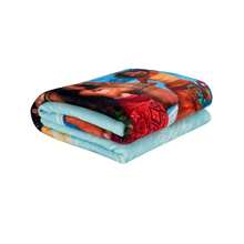 Disney Cobertor Frazada Moana Primavera - Celeste - Ver 5