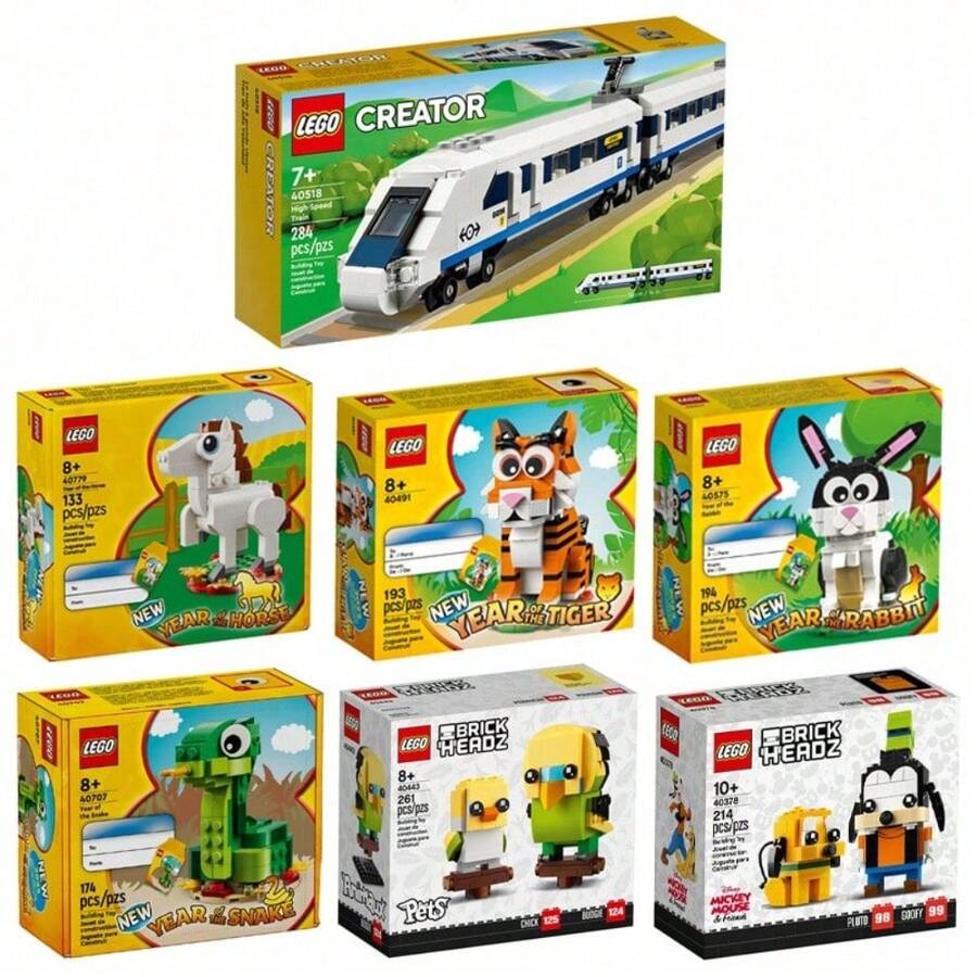 LEGO 乐高® BrickHeadz® 创意积木套装 - 限量版收藏展示模型，适合作为节日礼物，适合 10 岁及以上儿童 - 彩色 - 查看 1