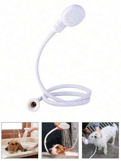 1pc Multi-Function Faucet Extender With Shower Head, Easy To Use, Suitable For Shampooing, Bathtub And Shower Head Adapter, Pet Shower, Pet Cleaning And Grooming Products. Daily Necessities, Bathroom Supplies, Sink Accessories, Home Living, Back To School Season, Autumn/Winter Style, Holiday Party Decor, Valentine's Day, Thanksgiving, New Year Gift, Gift For Her