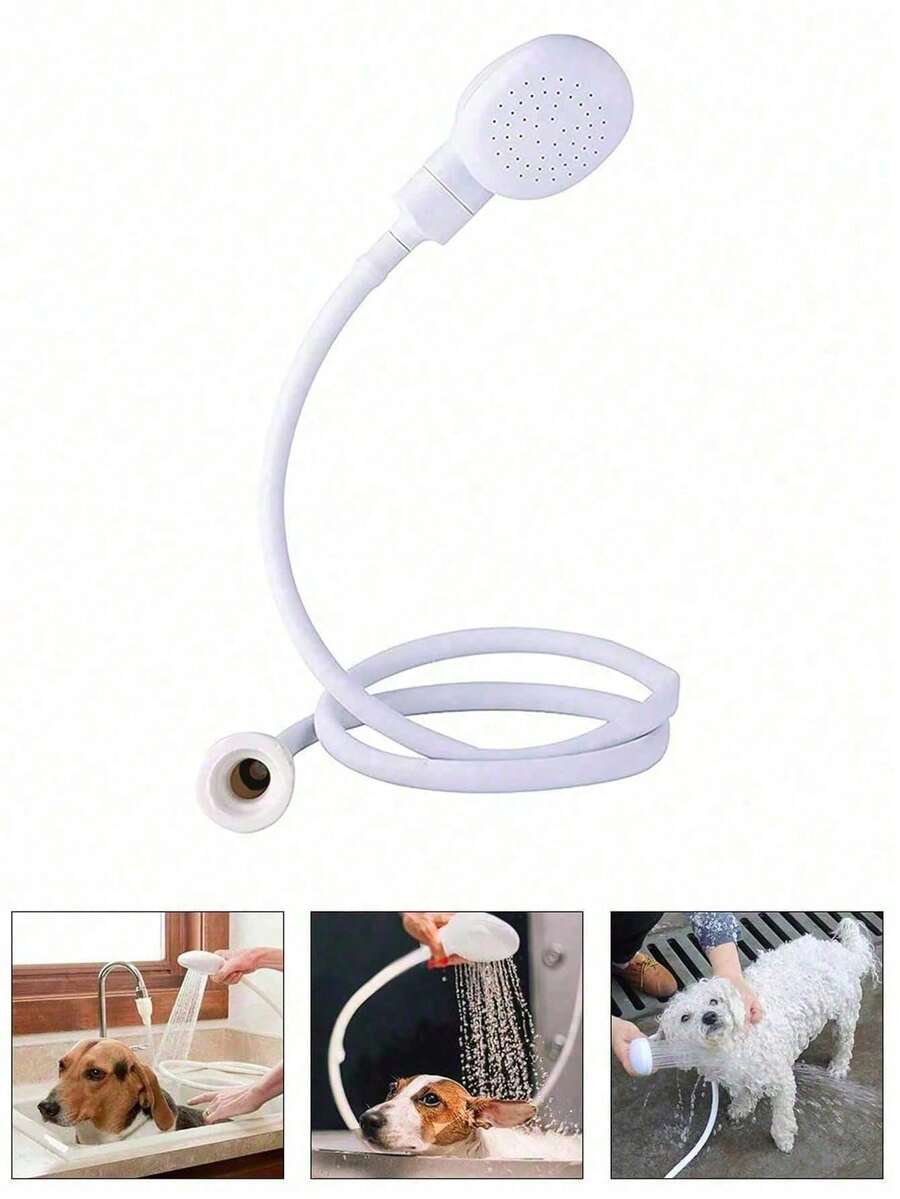 1个多功能水龙头延长器,带淋浴喷头,使用方便,适用于洗发、浴缸和淋浴喷头适配器、宠物淋浴、宠物清洁和美容产品。日常必需品、浴室用品、水槽配件、家居生活、返校季、秋冬风格、节日派对装饰、情人节、感恩节、新年礼物、送给她的礼物。 - 彩色 - 查看 1