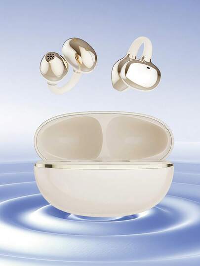 Open-Ear Bluetooth Headphones, Bass Boosted Microphone, Touch Control, Comfortable All-Day Wear, Compatible With IPhone 17 Series, Ideal For Running, Walking And Workout, Also A Great Gift