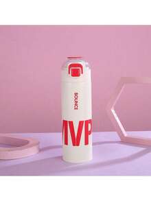 1 bình nước giữ nhiệt chân không bằng thép không gỉ 316 chất lượng cao, dung tích 500ml/16.91oz, kiểu dáng dễ thương, kèm bộ lọc trà, thích hợp cho cả nam và nữ. - Nhiều màu - Xem 12