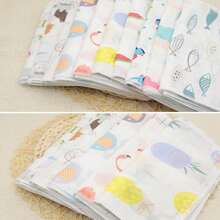 10 Gauze Square Towels, 100% Pure Cotton, Soft And Comfortable, Suitable For Bathing. - 10pcs - View 9