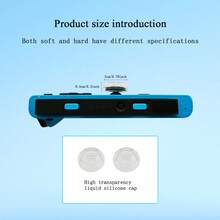 2pcs Liquid Silicone Joystick Caps Compatible With Switch Joy-Con, Anti-Slip Anti-Sweat Anti-Scratch, Enhanced Gaming Control Feel, Compatible With Switch And PS Portal Game Consoles - View 6