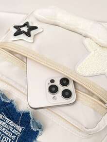 Ba lô Star Patch, kiểu dáng thường ngày, thích hợp cho đi học và du lịch. - A - Xem 3