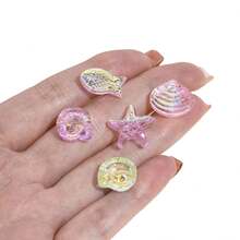 5Pcs Ocean Series Beads DIY Phone Chain Bracelet Necklace For Jewelry Making Supplies - Bead - View 5