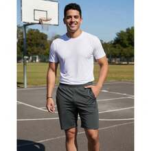 Short Pirma Entrenamiento Para Hombre 93444 - Verde Oscuro - Ver 6