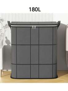 黑色加厚大容量收纳袋，适用于手机、衣柜、衣物、被褥等，可折叠收纳，也可用于搬家打包毯子、被褥等，是卧室、衣柜、床底、客厅、宿舍等场所的理想之选，是衣物整理收纳的理想之选。 - 查看 7