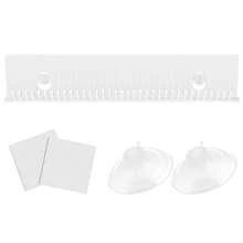 AliLeader 假发片架 假发片挂钩 发片固定器 编发架 带2个吸盘，设计用于牢固地固定超宽发片，包括光环式发片、手工编织发片、珠饰发片和整束发片。 - 1PC - 查看 12