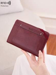 CHARM INFINITE Retro RFID Blocking Passport Holder Travel Document Organizer Wallet, Unisex - Multicolor - View 7