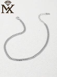 SYMFNY 1 chiếc vòng tay bạc sterling 925 cao cấp tối giản kiểu mắt xích , phù hợp cho nữ giới đeo hàng ngày khi đi làm và trong những dịp thường nhật. - Vòng đeo tay - Xem 5