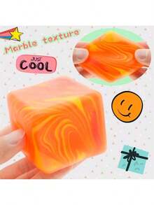 New Marble Mochi Stress Relief Toy - Perfect Gift - Birthday Gift - Holiday Gift - Christmas Gift - Multicolor - View 6