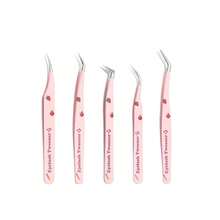 QIAO Bộ nhíp nhổ lông mi hình quả dâu tây dễ thương, nhíp nhổ lông mi bằng thép không gỉ chính xác dùng cho nối mi, làm móng và thủ công, bộ nhíp chuyên nghiệp chống tĩnh điện. - Nhiều màu - Xem 4