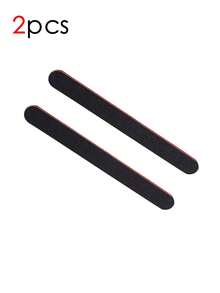 12/6/2 Stück doppelseitige schwarze Nagelfeile (100/180 Körnung), gerade Nagelpolierklotz, hochwertige, nicht abblätternde Nagelpolierklotz, schwarze Sandpapier Nagelpflegewerkzeug und Polierdatei, waschbare doppelseitige Nagelfeile, geeignet für natürliche Nägel und Nagelstudios, anwendbar für Fuß- und Zehenreinigung - Verschiedenfarbig - Übersicht 15