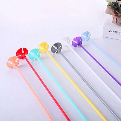 Bộ 20/50/100 que cắm bóng bay, giá đỡ bóng bay, que nhựa màu macaron, dụng cụ cố định bóng bay, thích hợp cho đám cưới, sinh nhật, tiệc tùng, kỷ niệm, tiệc Giáng sinh, bó hoa tự làm, trang trí cổng bóng bay, quà tặng Phục sinh.