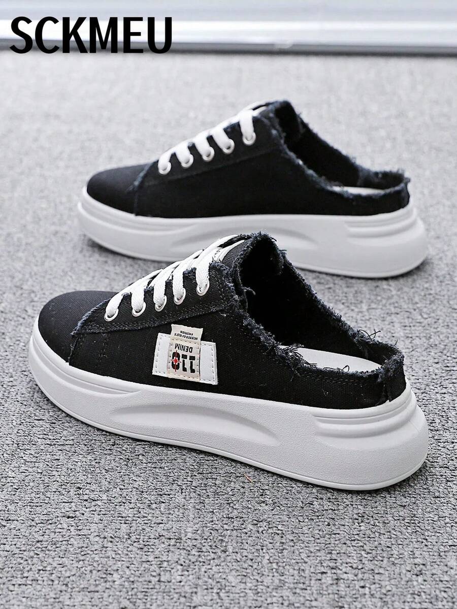 SCKMEU. Unisex Spring New Arrival Plus Size Slip-On Slippers, Lightweight Comfortable Classic Versatile