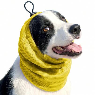Băng đô làm mát cho chó, băng đô mềm mại giúp làm dịu và bảo vệ cổ cho chó mèo, giúp giảm lo lắng và bảo vệ thú cưng, băng quấn đầu co giãn dùng khi chải chuốt, tắm rửa, sấy khô và khi xem pháo hoa.