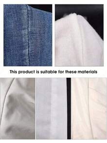 1 pieza Cinta de dobladillo de hierro de doble cara, cinta adhesiva fuerte de unión por calor, web fusible de hierro para alteraciones de ropa, pantalones, jeans, faldas - Multicolor - Ver 6