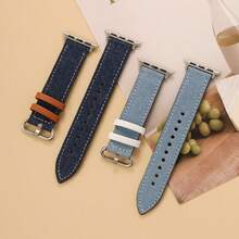 帆布替换表带，兼容 Series 1-11 SE Ultra 3 2，兼容 49mm、46mm、45mm、44mm、42mm、41mm、40mm 和 38mm 尺寸的 表带 - 彩色 - 查看 10