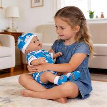 16 Inch American Girl Doll Clothes, Chiffon Romper Pajamas Accessories, Children's Pretend Play Doll Set - Multicolor - View 4