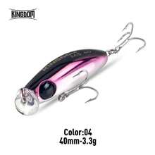 Kingdom 1PC 新款微型米诺鱼饵 36mm/40mm 2.6g/3.3g/3.9g/5.2g 远投型塑料拟饵 慢沉/快沉型米诺硬饵 适用于鲈鱼、梭鱼、鳟鱼 - 彩色 - 查看 19