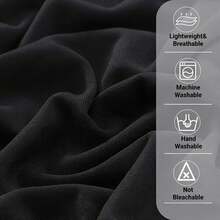 Black Arched Backdrops, 6ft, 6.6ft, 7.2ft, Wedding Arch Covers, Double-Sided Elastic Dome Arched Backdrops, Suitable For Weddings, Holiday Party Decorations, Banquets, Baby Showers, Bridal Showers, Valentine's Day, Home Décor, Bachelor/Bachelorette Parties, Party Supplies. - 黑色 - 查看 4