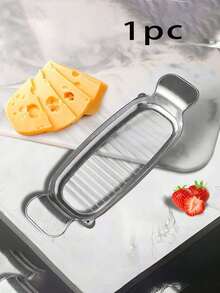 多功能铝制奶酪黄油切割器 – 鸡蛋切片器、鹅肝切片器和奶酪切片器 - 查看 4