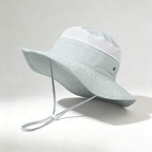 男士夏季遮阳帽，防紫外线，透气镂空遮阳帽，渔夫帽 - 彩色 - 查看 28