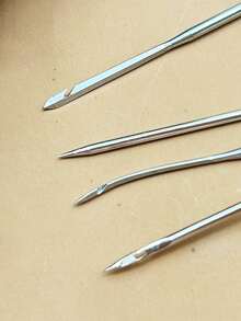 DIY Leather Repair Sewing Awl Set With Threading Function Copper Handle Awl, Paired With Nylon Thread And Thick Shoe Thread, Suitable For Shoe Repair, Leather Goods Refurbishment, Canvas Handmade And Home Decor DIY Projects, Essential For Leather Craft Enthusiasts And Home Repair - Shoe Repair Awl Set - View 7
