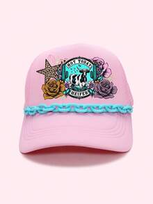 Bohemian Style Baseball Cap Chain, Baseball Cap Decorative Chain,Summer,Graduation Cap,Cowboy - Multicolor - View 36