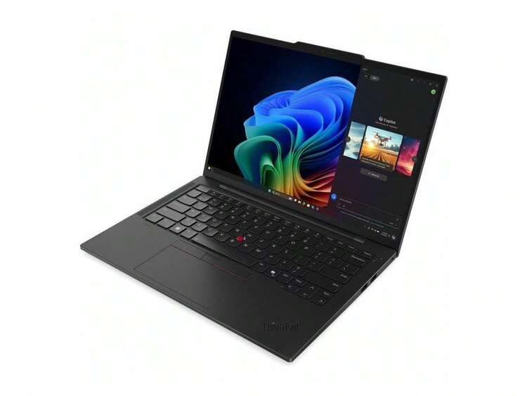 Lenovo ThinkPad T14s Gen 6 21TB000EUS 14" Touchscreen Copilot+ Notebook - AMD Ryzen AI 7 PRO 350 (2 GHz) - 32 GB - 512 GB SSD - Windows 11 Pro - AMD Radeon 860M - Webcam - IEEE 802.11be Wireless - 查看 4