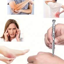 1 bút châm cứu cầm tay bằng thép không gỉ, dụng cụ massage mô sâu, dụng cụ massage điểm kích thích - Nhiều màu - Xem 6