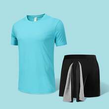 Men Sports Sets - Blue - View 4