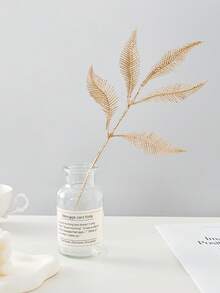 3PCS Artificial Golden Twigs, Plastic Fake Twigs, Home Decoration Plant Branches Used For Family Wedding Table Center Holiday Decoration, Wedding Decoration - Gold - View 9