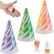 1pc 3D Printed Rotating Stress Relief Toy - Multicolor - View 5