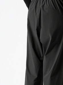 Pantalon de randonnée séchage rapide pour femmes, pantalon ample de plein air en nylon stretch 4 sens avec panneaux en maille et chevilles réglables, convient pour le camping et les sports - Noir - Voir 7