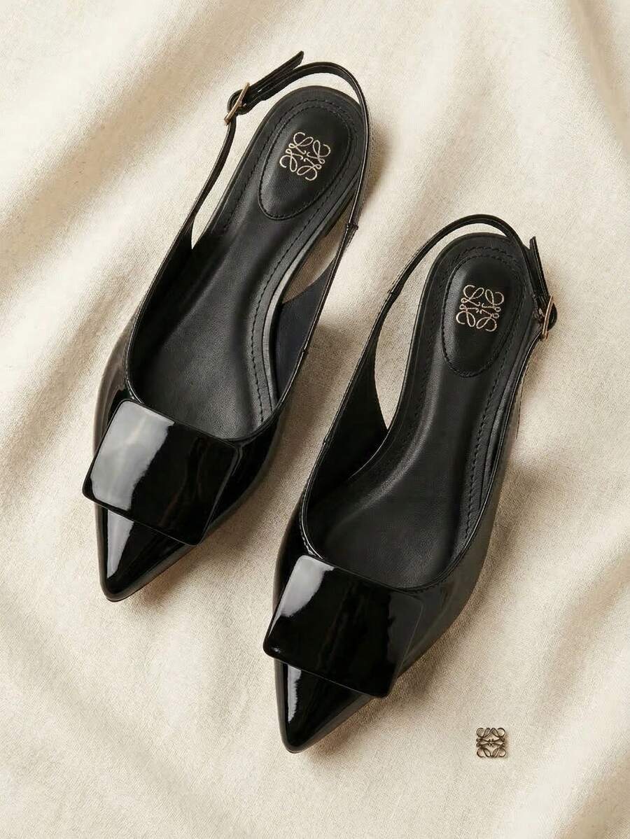 Women Flats - 黑色 - 查看 1