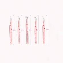 QIAO Bộ nhíp nhổ lông mi hình quả dâu tây dễ thương, nhíp nhổ lông mi bằng thép không gỉ chính xác dùng cho nối mi, làm móng và thủ công, bộ nhíp chuyên nghiệp chống tĩnh điện. - Nhiều màu - Xem 3