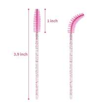 Bộ 10/50/100 cọ chuốt mi dùng một lần, cọ chuốt mascara, dụng cụ trang điểm dùng cho nối mi và kẻ lông mày kèm hộp đựng. - Nhiều màu - Xem 2