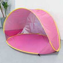 Sunshade Beach Tent, Portable Quick Setup Sunshade Tent, Suitable For Hiking- High Quality, Sunshade Umbrella, Hiking Shelter, Pop-Up Tent, Lightweight Tent, High-Quality Tent, Outdoor Sunshade Canopy, Family Outing BWJP - blue - 查看 4