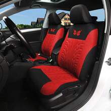 9pcs/4pcs Universal Butterfly Pattern Embroidered Car Seat Covers - Made Of Polyester Fabric, Suitable For All Seasons, Airbag Compatible, Washable By Hand (4pcs Set Includes 2 Seats, 9pcs Set Includes 5 Seats) - ZYT5 - View 21