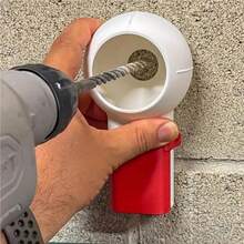 1pc Rotary Nozzle Drill Dust Box With Rotary Tilt System - Ergonomic Efficient Design, Prevents Dust Falling, Suitable For Home And Professional Use - B - View 5