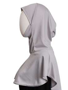 1pc Convenient Pullover Muslim Hijab Inner Cap With Collar - Multicolor - View 11