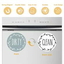 Dishwasher Magnet Clean Dirty Sign, Double-Sided Clean/Dirty For Stainless Steel Dishwashers, Magnetic Home And Kitchen Gadgets - H - View 7