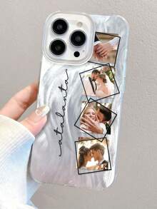 Ốp điện thoại tự thiết kế theo yêu cầu với 4 hình ảnh nhỏ và chữ, tên cá nhân hóa, thiết kế chữ cái, tương thích với iPhone 17, 16, 15, 14, 13, 12, 11, 17 Pro Max, 17 Air, S26, S25, S23, S22, S24 Ultra, A17, A07, A16, A15 và các dòng điện thoại khác. Chất liệu TPU chống sốc và chống bám vân tay, bao phủ toàn diện. Món quà lý tưởng cho cá nhân, người yêu, Halloween, Giáng sinh, Năm mới, Ngày của Mẹ, Ngày của Cha, gia đình, bạn bè, người thân, sinh nhật, kỷ niệm. - Màu Xám nhạt - Xem 8