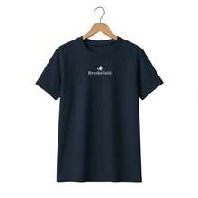 BROOKSFIELD 3-PACK CASUAL COTTON SUMMER T-SHIRTS IN BLACK, BLUE, AND WHITE - 黑色 - 查看 6