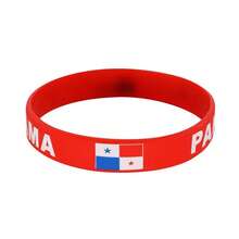 Popular Silicone Wristbands With National Flags, Personalized Bracelets, Fan Souvenirs, Decorative Wristbands, Fan Merchandise, Fan Cheering Accessories, Etc. - Multicolor - View 11