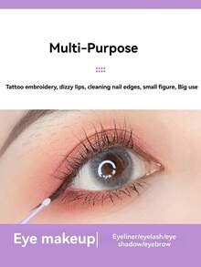 100片/包一次性微型睫毛卸妆湿巾，睫毛清洁刷，纳米清洁棉签，用于卸妆、眼线、睫毛嫁接清洁 - 彩色 - 查看 8